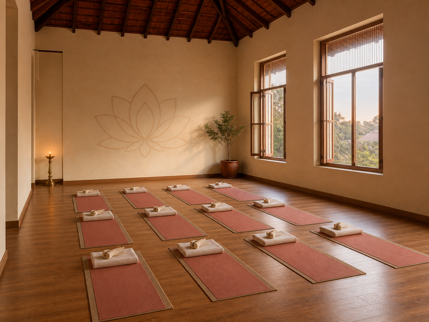 Prepared yoga mats